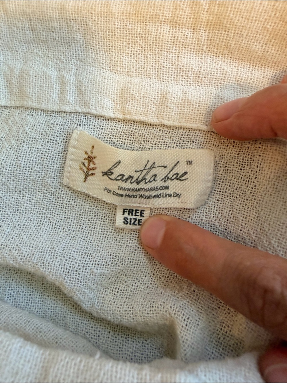 Khadi Linen Cream Lightweight Strappy Summer Dress - Picture 2 of 2